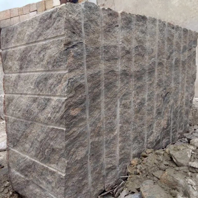 Ivory white granite block