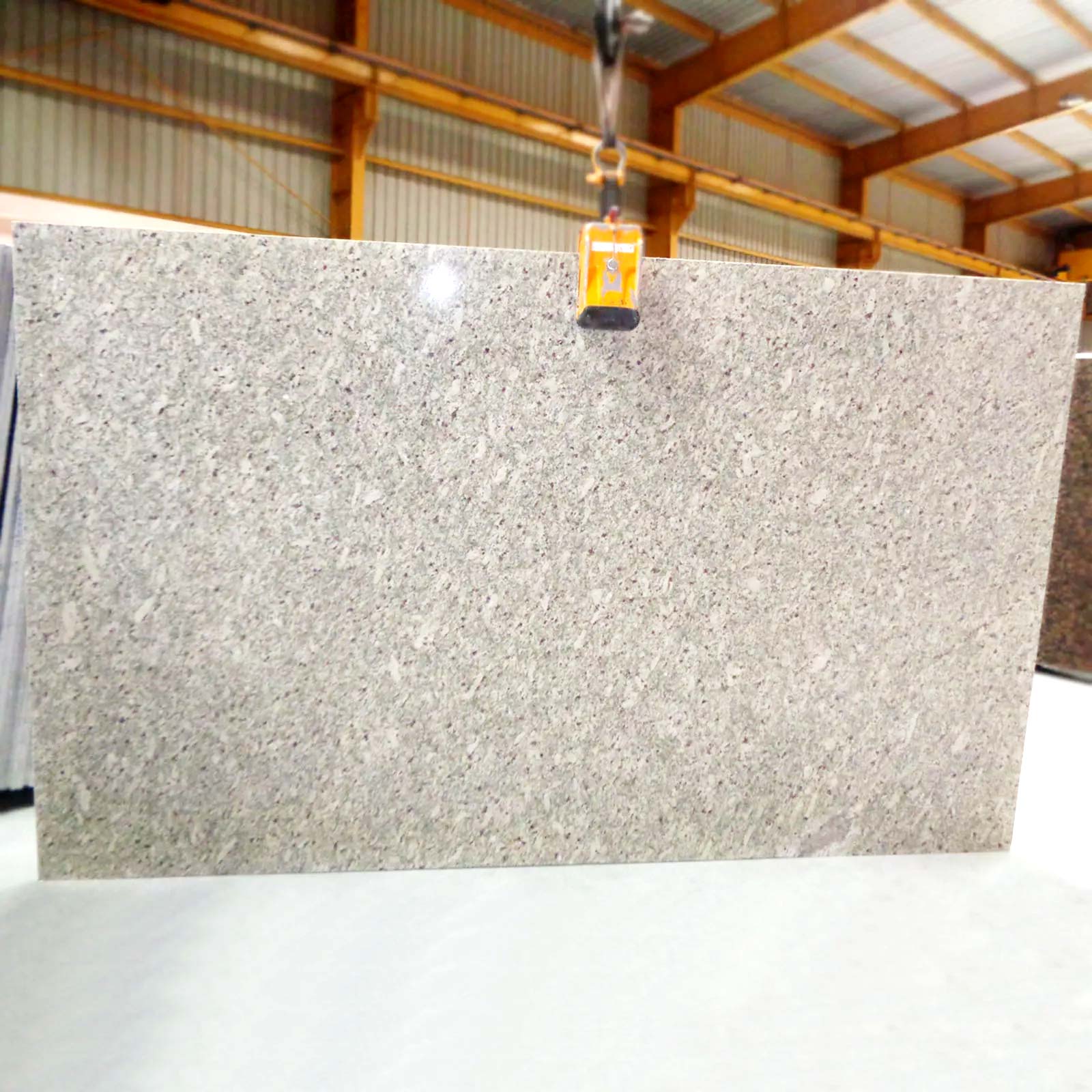 Moon white granite gangsaw slab