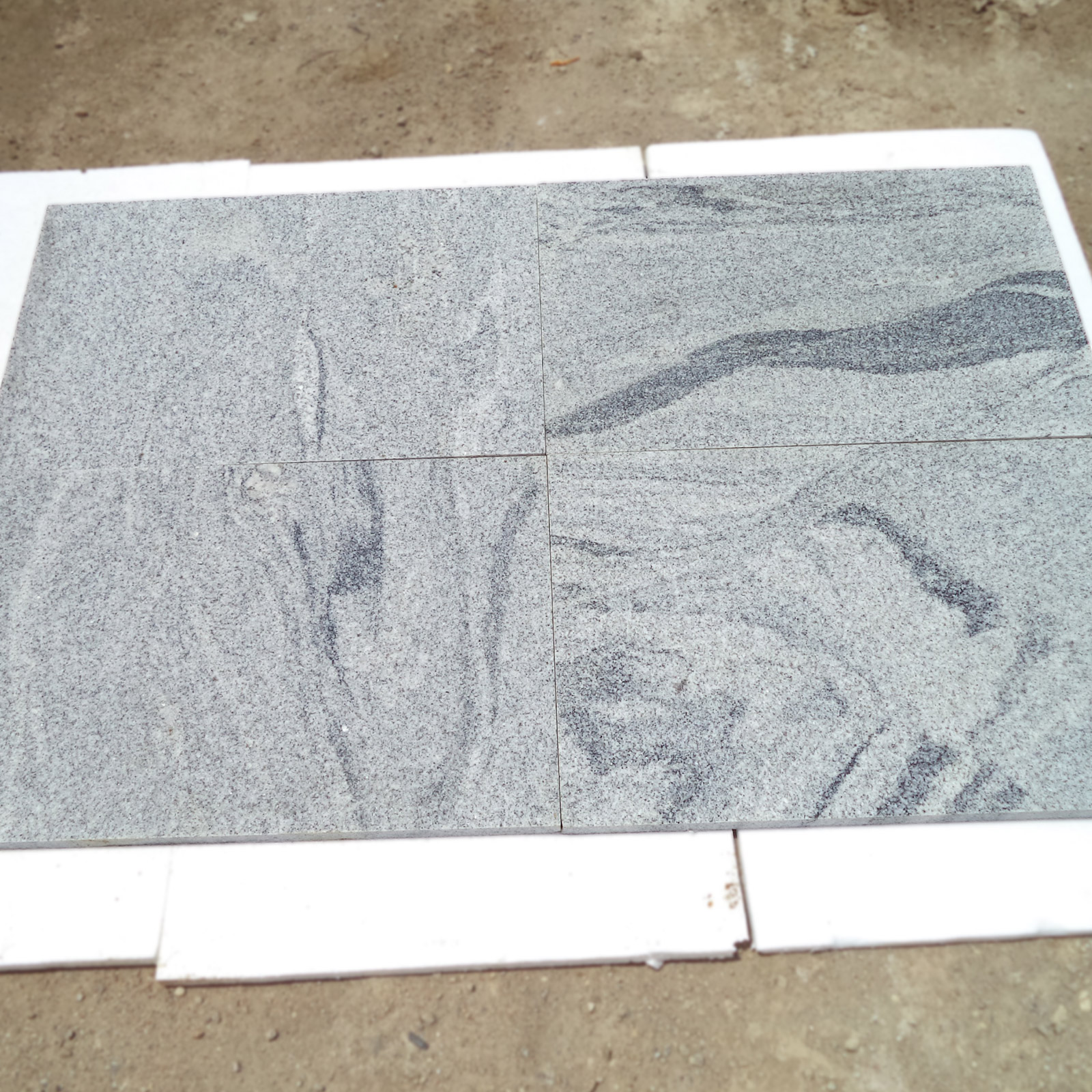Viscon white granite honed