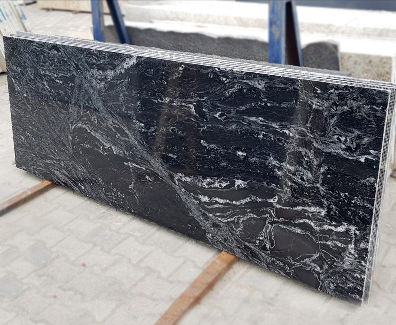 Black forest granite cutter slabs