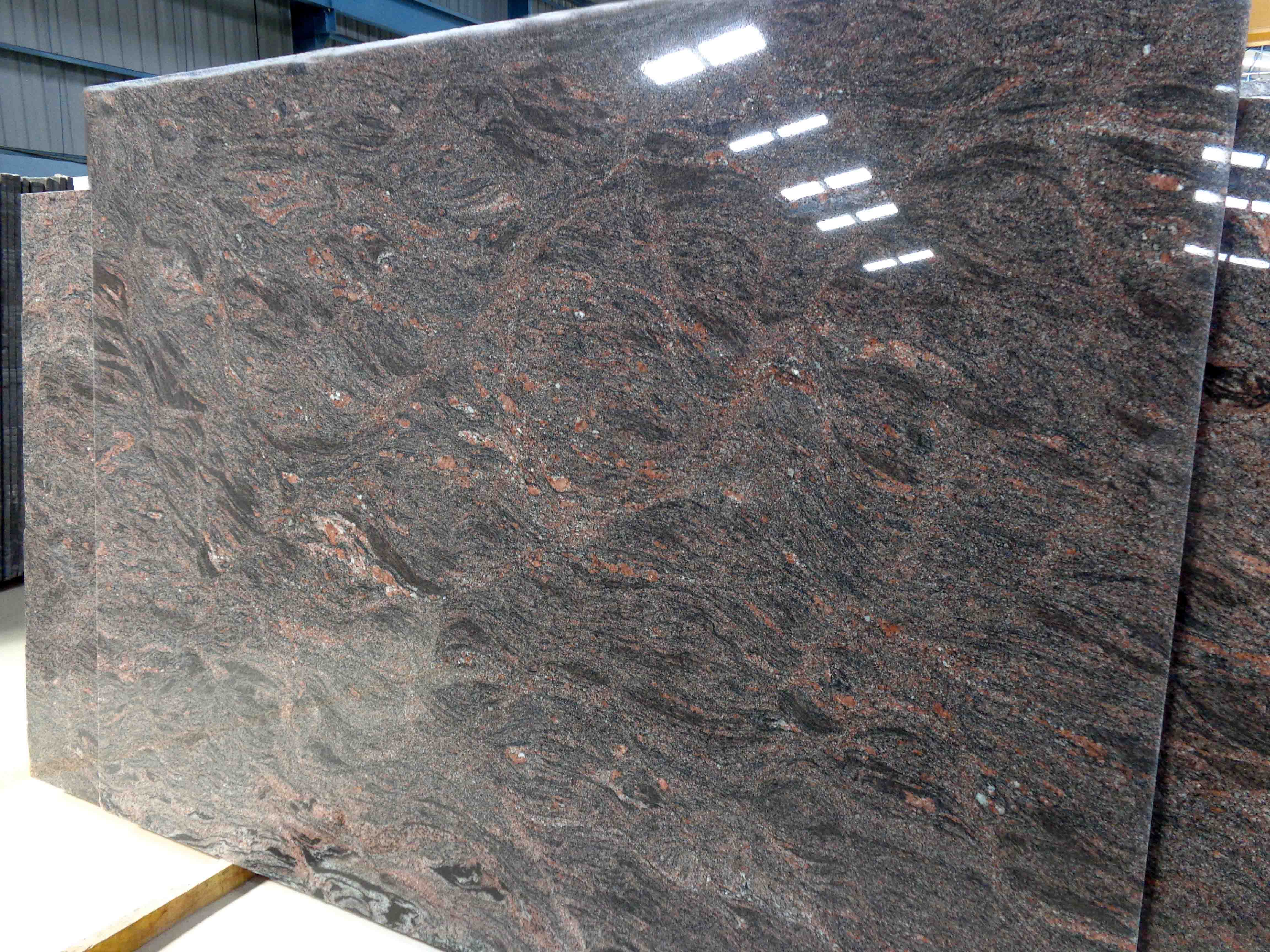 Himalayan blue granite gangsaw slab