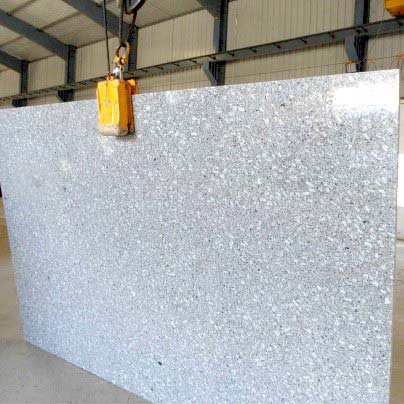 P white gangsaw slab