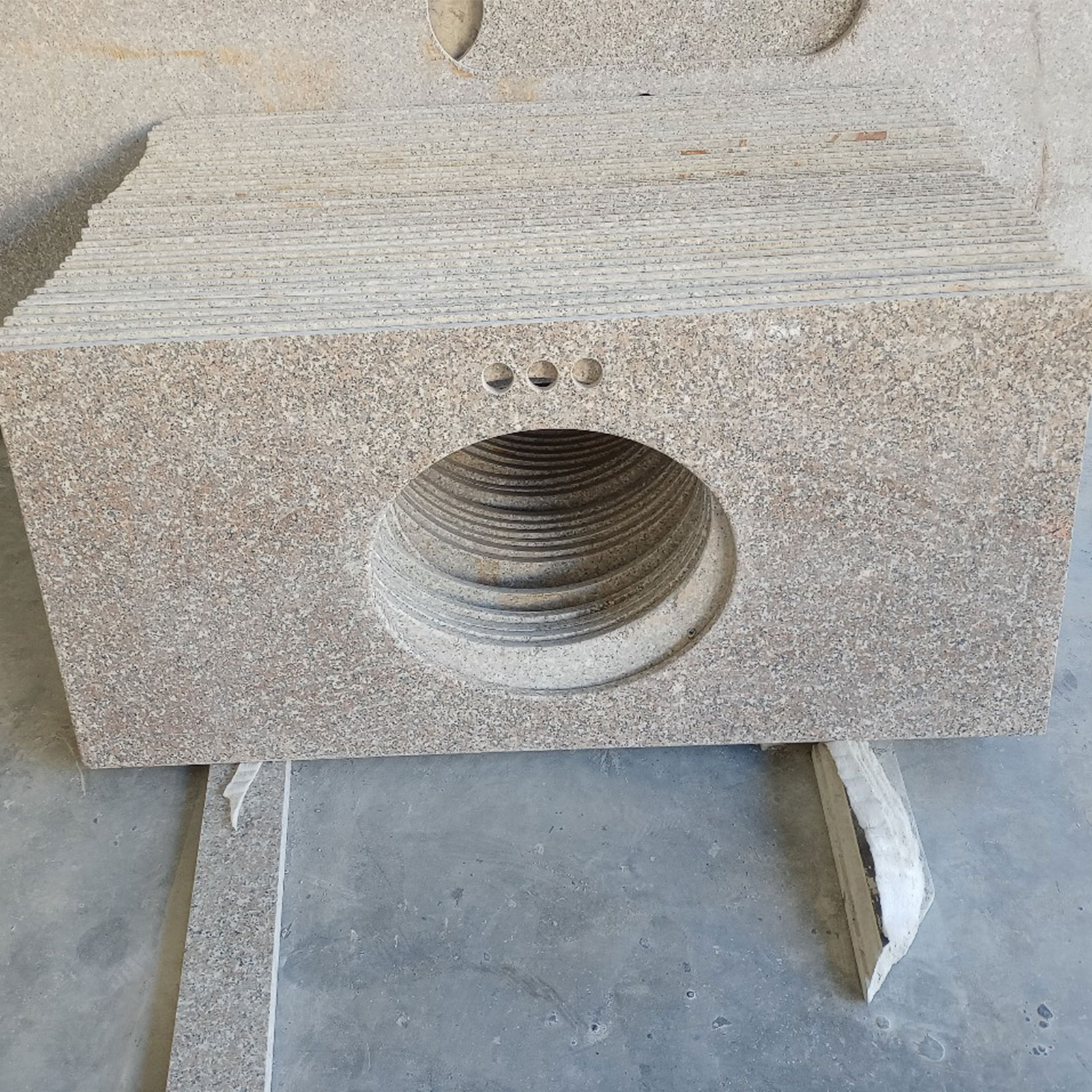 Chima pink granite countertop