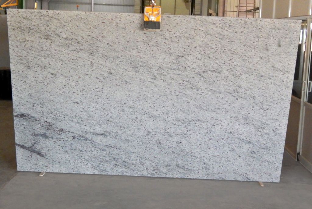 Moon white granite gangsaw slab